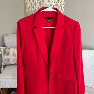 Ann Taylor Vibrant Red Blazer